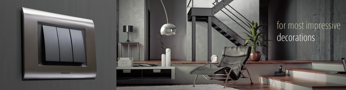 Panasonic's modular system of sockets and switches - VID Adria